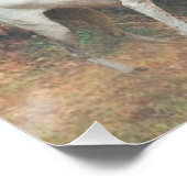 English Pointer jaagt op de fazanten Perfect Poster (Hoek)