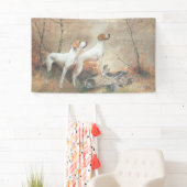 English Pointer jaagt op de fazanten Spandoek (Insitu)