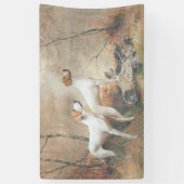 English Pointer jaagt op de fazanten Spandoek (Verticaal)