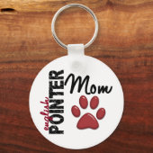 English Pointer Ma 2 Sleutelhanger (Voorkant)