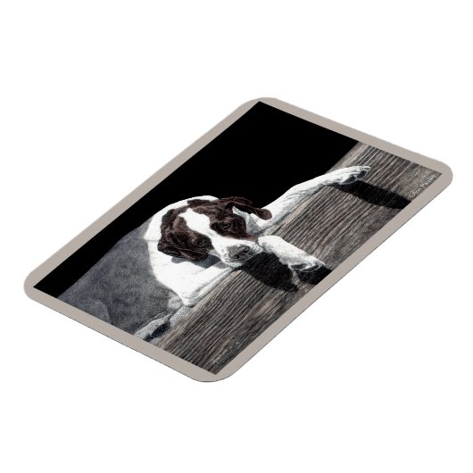 English Pointer Magnet - "Sophie" Magneet (Linkerzijde)