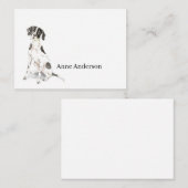 English Pointer Notitiekaartje (Voorkant / Achterkant)