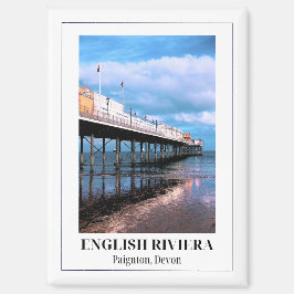 English Riviera, Paignton, Devon, Engeland. Magneet