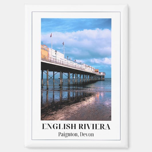 English Riviera, Paignton, Devon, Engeland. Magneet (Voorkant)
