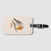 English Robin Bird Bagagelabel (Voorkant (horizontaal))