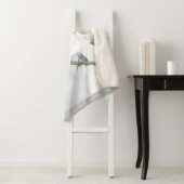 English Robin Bird Winter Snow Bird Wildlife Sherpa Deken (In situ)