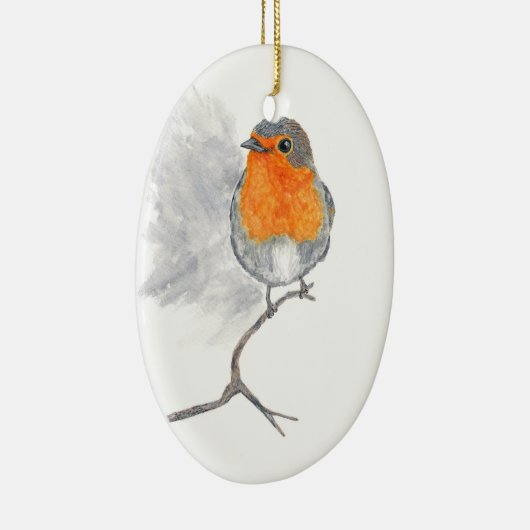 English Robin Ornament (Rechts)