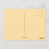 English Rose Briefkaart (Achterkant)