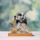 English Setter  Acryl Bord (Neutraal)