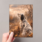 English Setter Acryl Uitnodigingen (Insitu (Draagbaar))