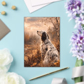 English Setter Acryl Uitnodigingen (Insitu (Huwelijk))