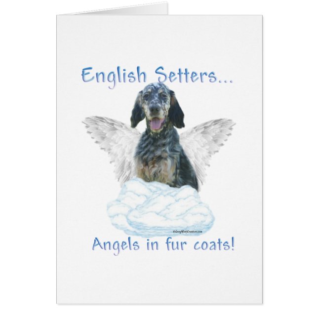 English Setter Angel (Voorkant)