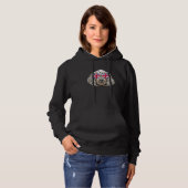 English Setter Dog Verenigd Koninkrijk Zonnebril Hoodie (Voorkant volledig)