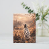 English Setter Feestdagenkaart (Staand voorkant)