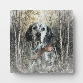 English Setter  Fotoplaat (Voorkant)