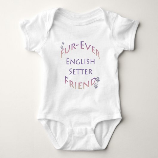 English Setter Furever Romper (Voorkant)