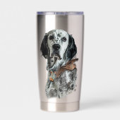 English Setter  Geïsoleerde Drinkbeker (Achterkant)