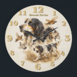 English Setter  Grote Klok<br><div class="desc">English Setter ,  woodcock hunting</div>