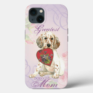 English Setter Heart mama Case-Mate iPhone Case
