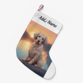 English Setter Kleine Kerstsok (Voorkant (Hangend))