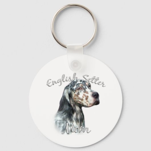 English Setter mam 2 Sleutelhanger (Voorkant)
