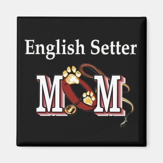 English Setter mam Gifts Magneet (Voorkant)