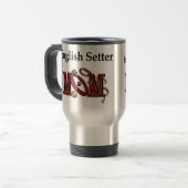 English Setter mam Gifts Reisbeker (Voorkant links)