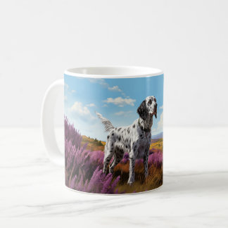 English Setter op de hei Koffiemok