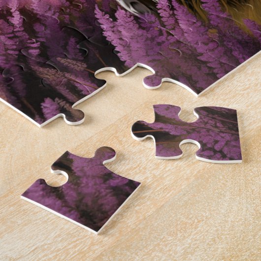 English Setter op de hei Legpuzzel (Zijkant)