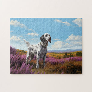 English Setter op de hei Legpuzzel