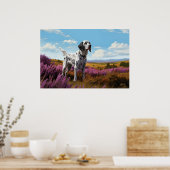 English Setter op de hei Poster (Keuken)