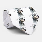 English Setter Pa 2 Stropdas (Opgerold)