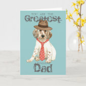 English Setter Pa Kaart (Gele Bloem)