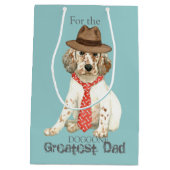 English Setter Pa Medium Cadeauzakje (Achterkant)