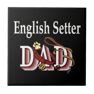 English Setter Pa Tegeltje