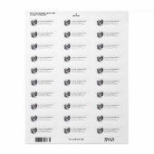 English Setter Return Address Labels (Full Sheet)