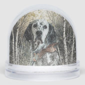 English Setter  Sneeuwbol (Voorkant)