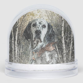 English Setter  Sneeuwbol