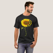 English Setter Sunflower T-shirt (Voorkant volledig)