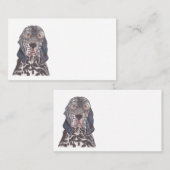 ENGLISH SETTER VISITEKAARTJE (Voorkant / Achterkant)