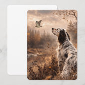 English Setters Kaart (Voorkant / Achterkant)