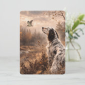 English Setters Kaart (Staand voorkant)