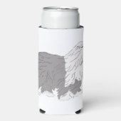 English Sheepdog Seltzer Blikjeskoeler (Seltzer Voorkant)