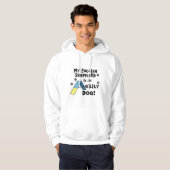 English Shepherd Agility Dog Hooded Sweatshirt (Voorkant volledig)