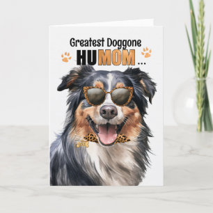 English Shepherd Dog Greatest HuMOM Moederdag Feestdagen Kaart