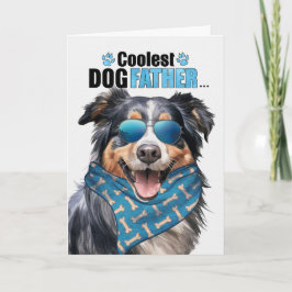 English Shepherd Dog Kooudste Dad Vaderdag Feestdagen Kaart