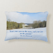 English Snow Valley - Gepersonaliseerd Accent Kussen