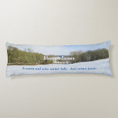 English Snow Valley - Gepersonaliseerd Lichaamskussen