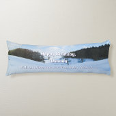 English Snow Valley - Gepersonaliseerd Lichaamskussen