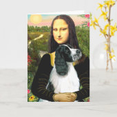English Springer 7 - Mona Lisa Kaart (Gele Bloem)